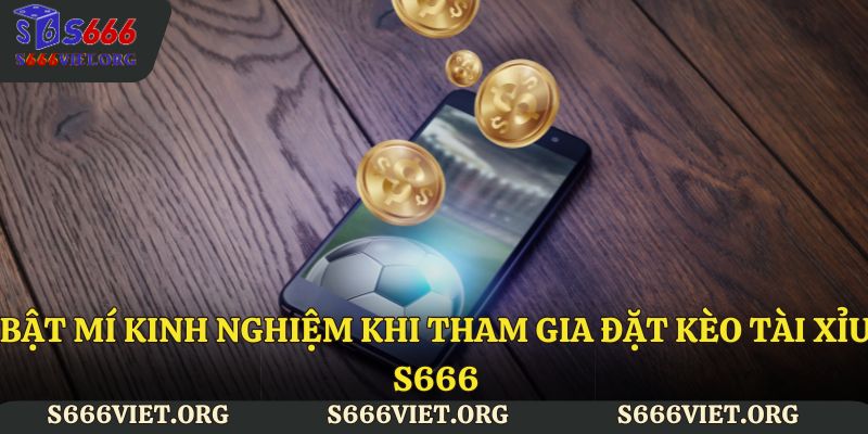 Bật mí kinh nghiệm khi tham gia đặt kèo tài xỉu S666