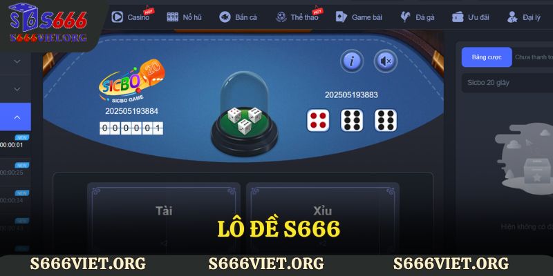 Lô đề S666 